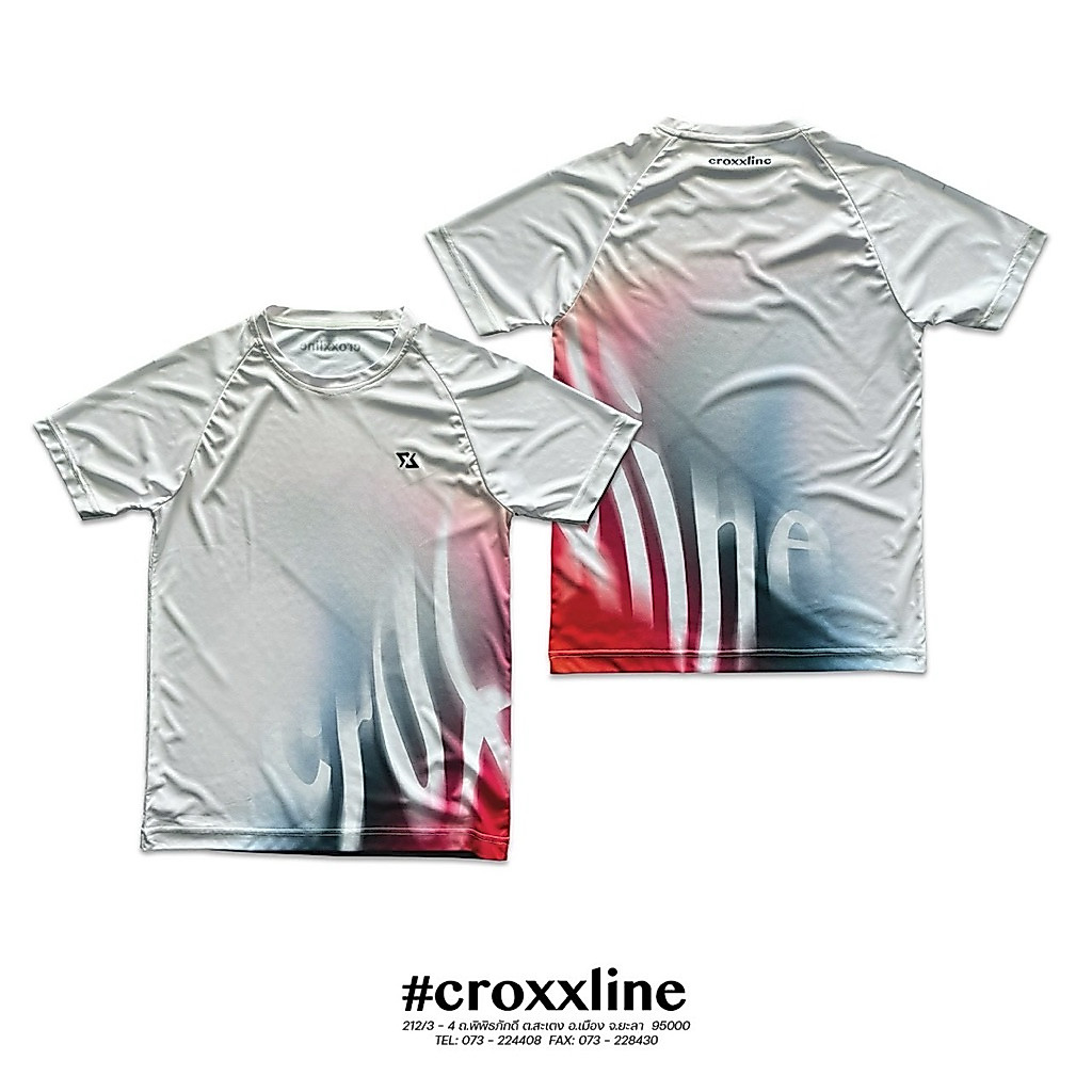 croxxline sport wear unlimited activities. V1  SPORT EVERYWHERE ACTIVITIES SUBLIMATION สีขาว