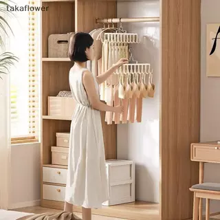 Takaflower ประหยัดพื้นที่ Multi Hook Hanger 360 องศาหมุนลื่น Ra สําหรับ Bras Camisoles ผ้าพันคอเข็มขัดตู้เสื้อผ้าใหม่