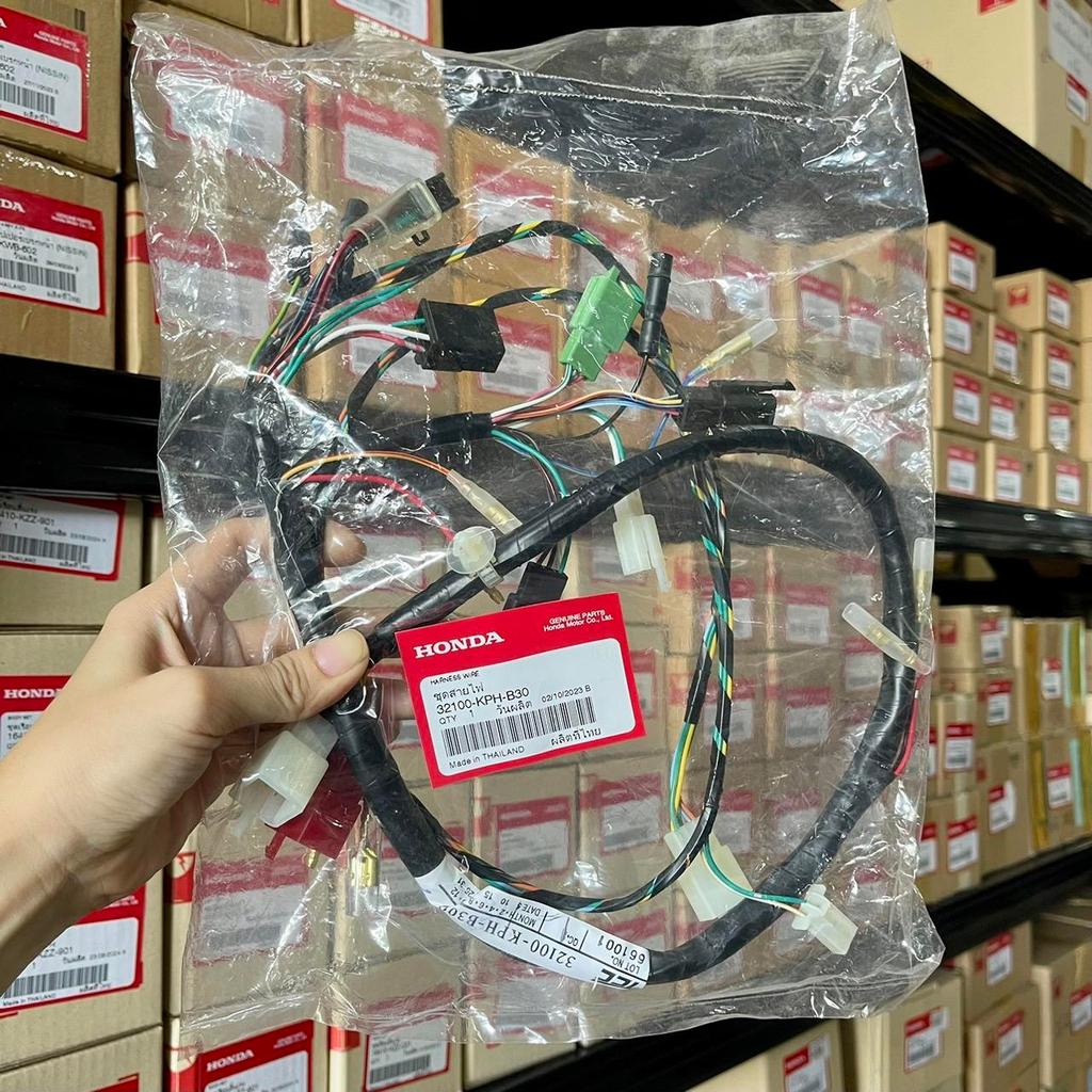 สายไฟเมนWave125S หน้าแหลมสตาร์เท้า แท้ศูนย์ 32100-KPH-D30 สายไฟเมน