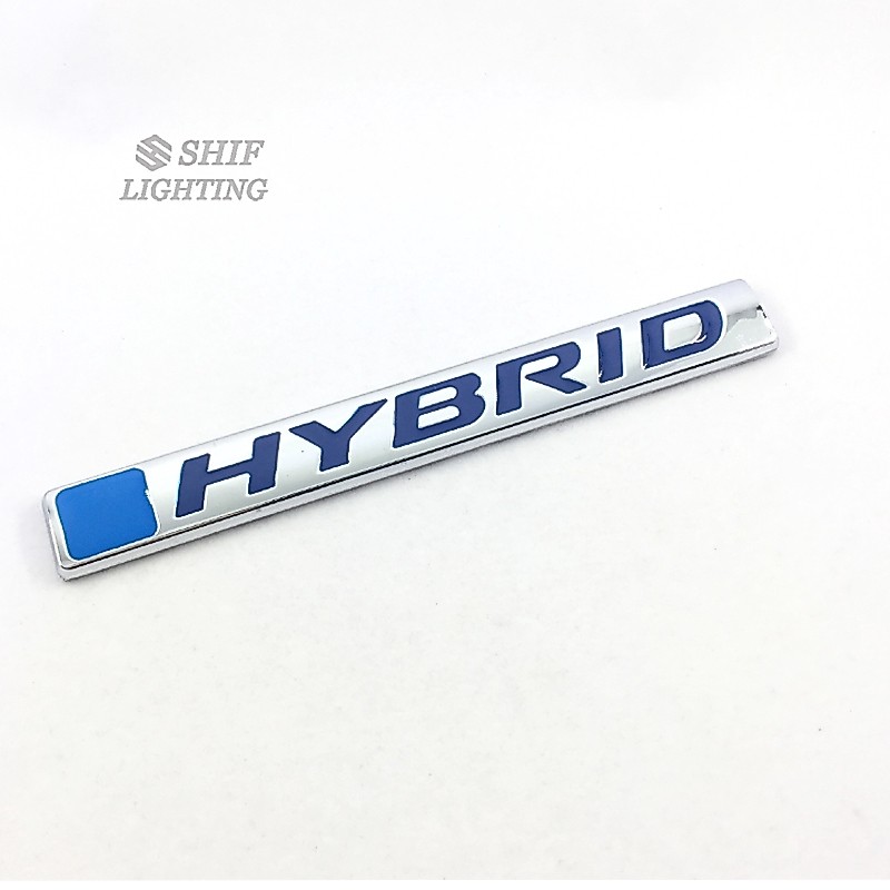 1 โลหะ HYBRID รถด้านข้างด้านหลังสัญลักษณ์สติกเกอร์ป้ายสําหรับ TOYOTA