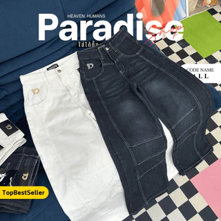 Paradise | Jaff Barrel Street - กางเกงบาเรล สไตล์สตรีท | ใส่ได้ หญิง - ชาย | Unisex | Women - Men | Jeans