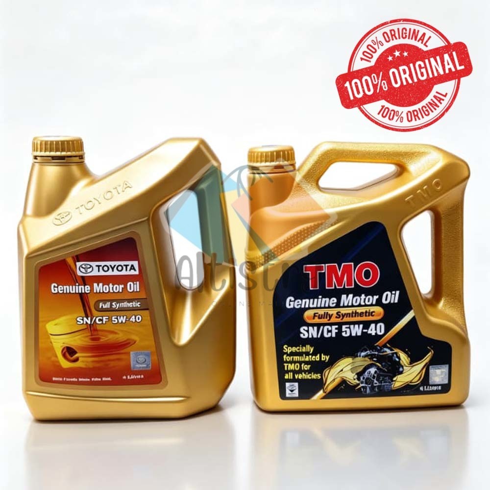 TOYOTA MOTOR OIL 5W-40/ 5W40 FULLY SYNTHETIC ENGINE OIL 4L
