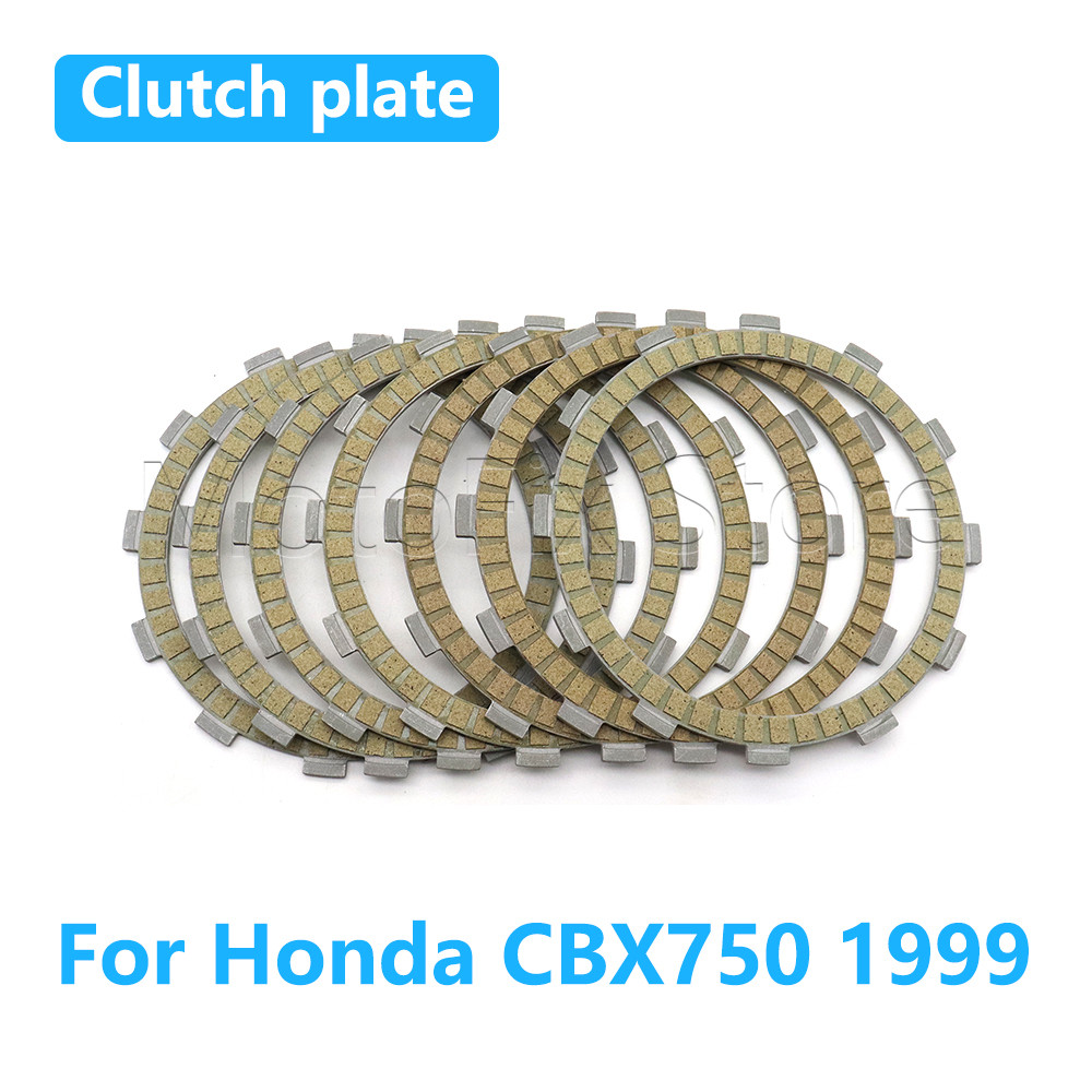 CBX750 อุปกรณ์เสริมรถจักรยานยนต์แผ่นคลัทช์แรงเสียดทานแผ่นดิสก์ชุดสําหรับ Honda CBX750 CBX 750 CBX-75