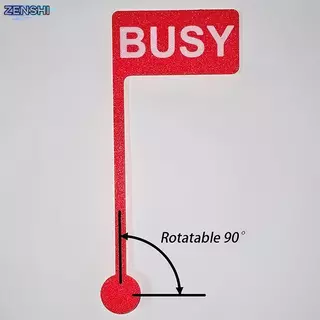 [Zen-t] Fun Office Busy Flag On Call Sign ของขวัญบ้านสร้างสรรค์สําหรับมืออาชีพที่ยุ่งและคนงาน