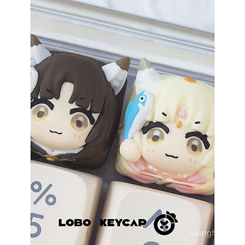 Yongjie Wujiang~Tyumen ธีมวอลนัทออกแบบเฉพาะเรซิ่น Art Keycap 7C5T
