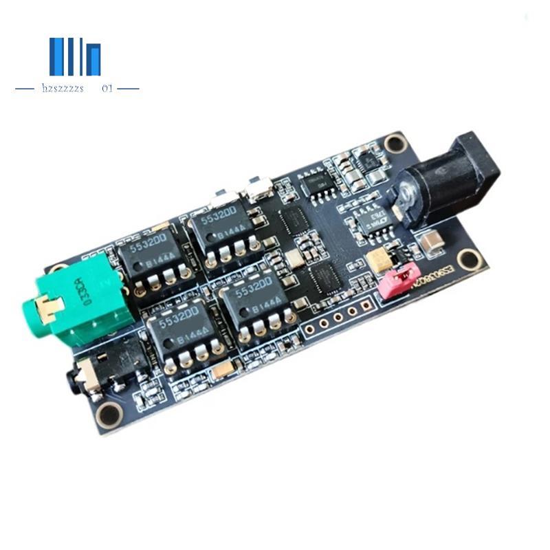 Dual ES9038Q2M ถอดรหัส I2S อินพุต ES9038 โมดูล USB แบบซิงโครนัสสามารถจับคู่ด้วยอินเทอร์เฟซอิตาลี
