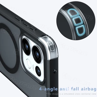 OPPO Reno16 Pro 5GปลอกสําหรับOPPO Reno16 F Pro Reno 16 16F 16Pro + Anti-Scratchโปร่งใสFrostedพร้อมเคสโทรศัพท์แม่เหล็กกันกระแทกป้องกันลายนิ้วมือฮาร์ดปกหลัง