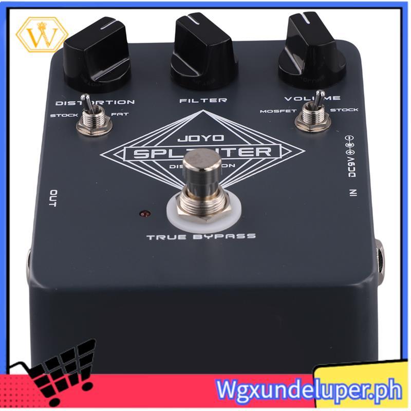 JOYO WJOYO กีตาร์ Distortion Pedal -21 Splinter Classic- Fuzz Effect พร้อม DISTORTION/FILTER/VOLUME 