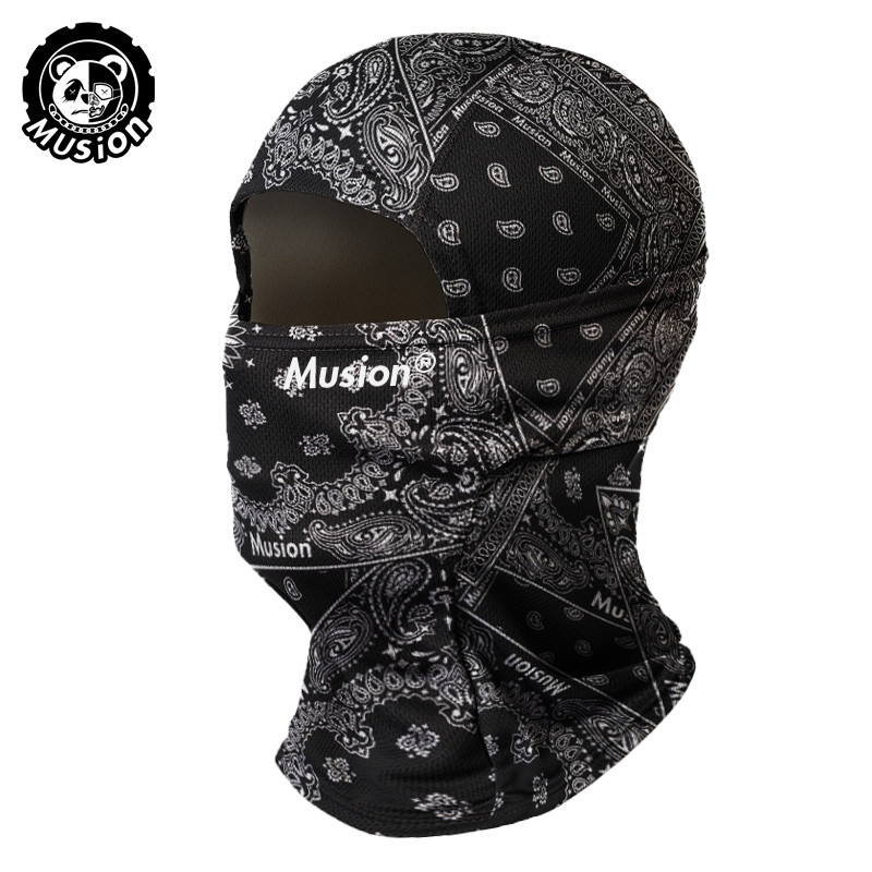 Musion Racing Balaclava Full Face Mask Breathable UV Protection กันฝุ่นสําหรับขี่จักรยานและกีฬากลางแจ้ง
