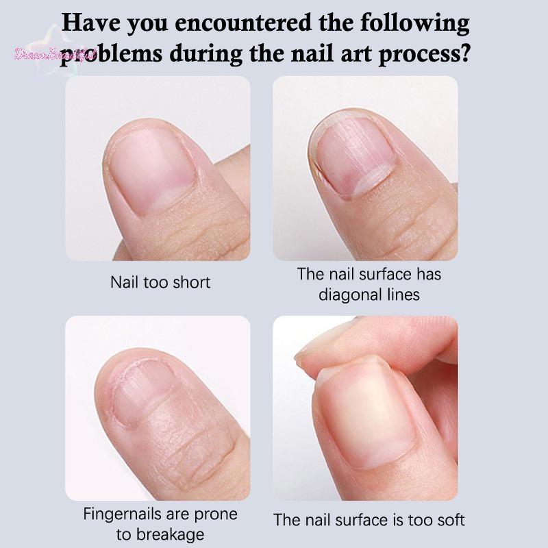 <ดีบีเอฟ-ที> 100ชิ้นกดบนเล็บเคล็ดลับเต็มปกบางเฉียบเล็บปลอมแพทช์เล็บเจลระบบขยายใสเล็บปลอมอุปกรณ์ศิลปะใหม่ - รูปที่ 7