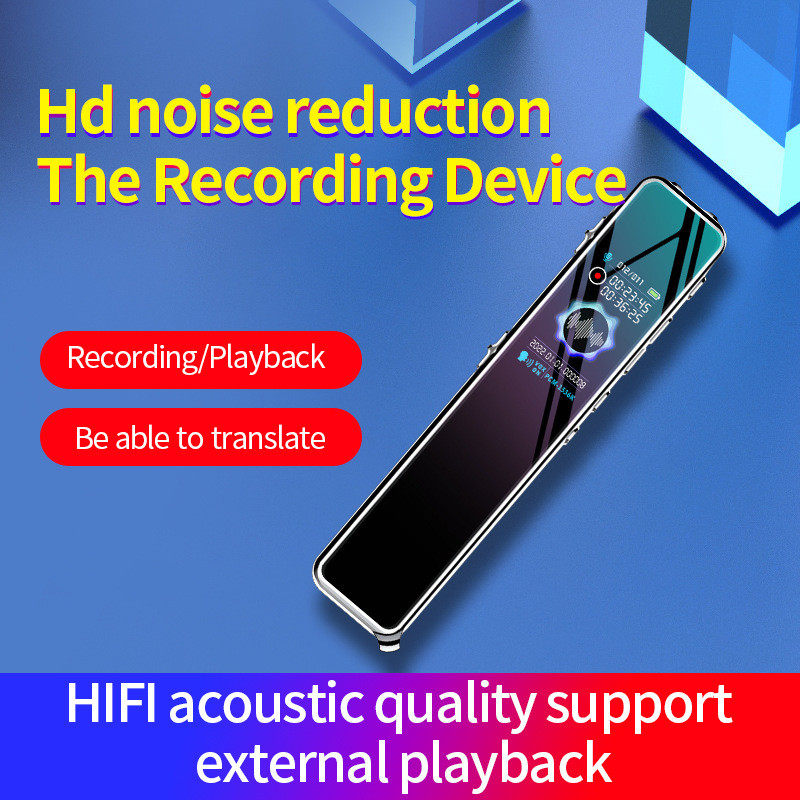 Q22 หน้าจอสี Voice-to-Text หนังสืออิเล็กทรอนิกส์ AI อัจฉริยะ HD ลดเสียงรบกวนปากกาบันทึกเสียง MP3