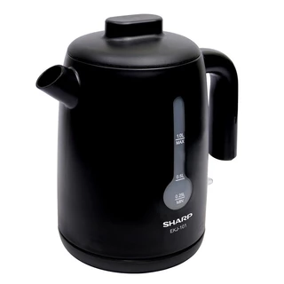 SHARP กาต้มน้ำไฟฟ้า (1510-1800 วัตต์,1 ลิตร, สีดำ) รุ่น EKJ-101