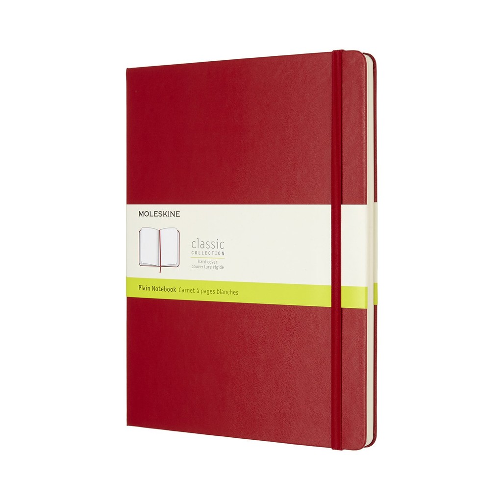 Moleskine Classic Notebook Hard Cover Blank Xl Size (19Cm X 25Cm) สีแดง Qp092F2

