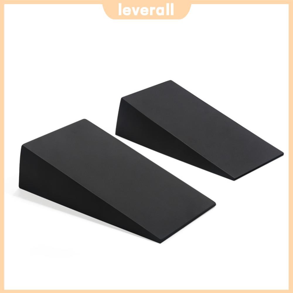 2 ชิ้น Squat Wedge Block ยืด Wedge Multi-Functional Calf Raise Block ลื่นเท้าและลูกวัวยืดเอียง Wedge