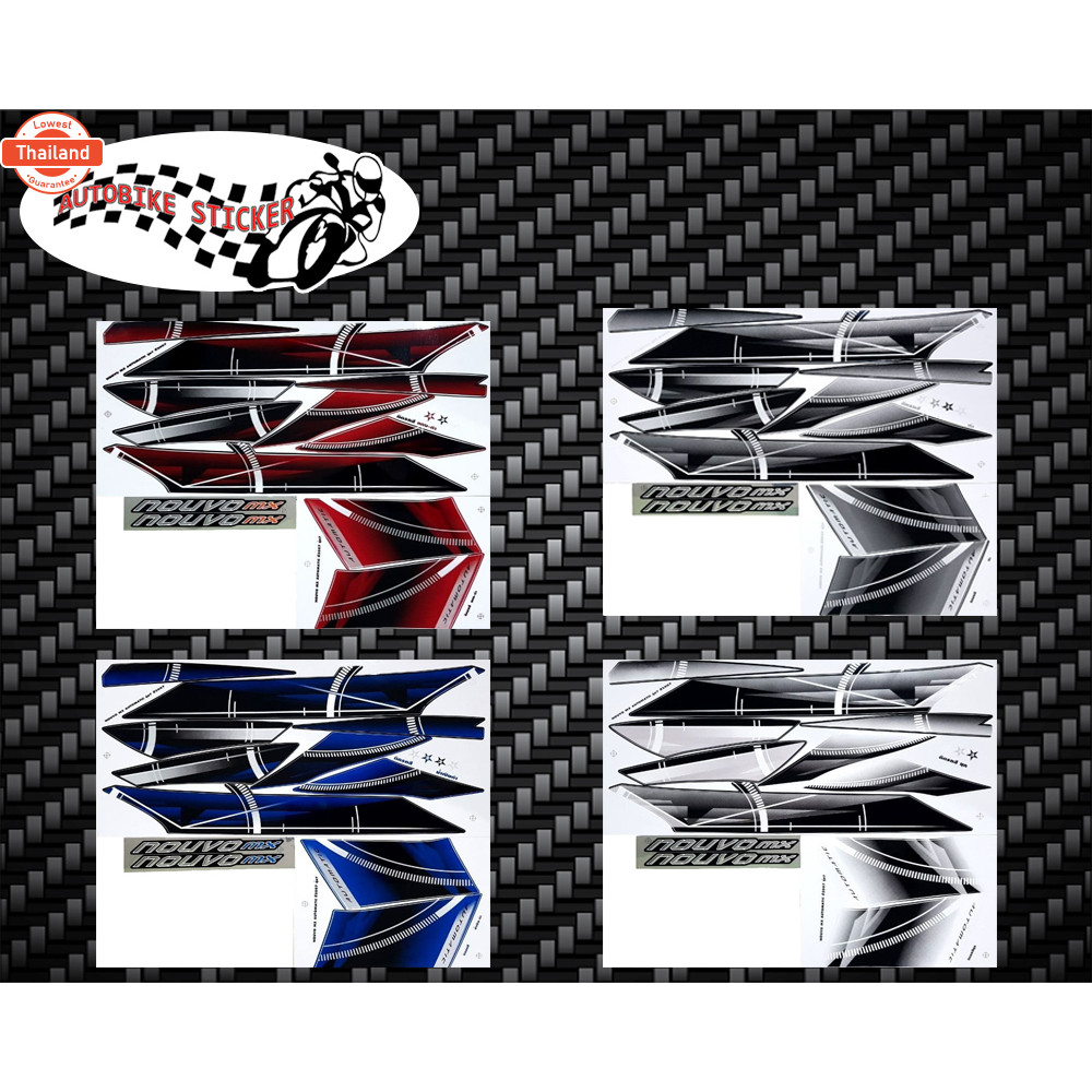 สติ๊กเกอร์ Nouvo MX รุ่น7 year2007 สติ๊กเกอร์ นูโว MX รุ่น7 year2007