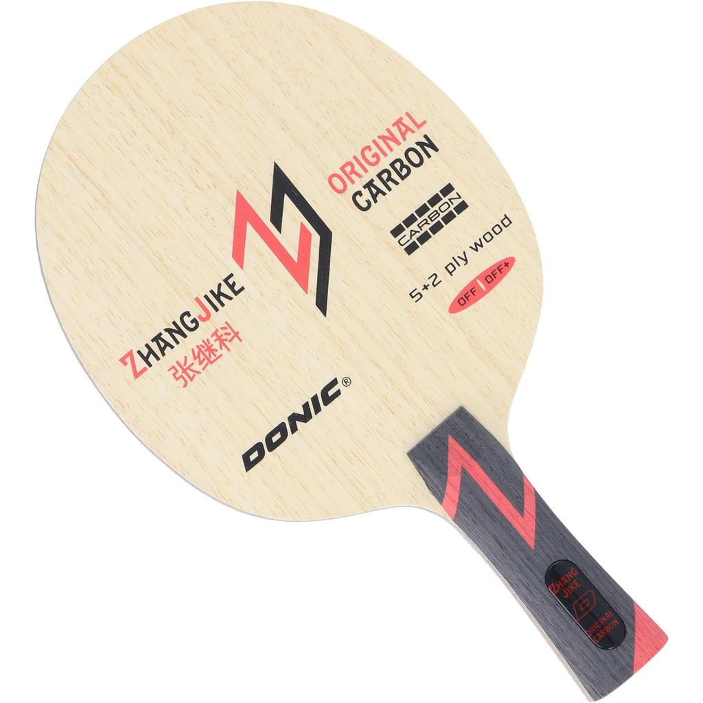 DONIC Table Tennis Shakehand Racket, Offensive, Zhang Jike Original Carbon, Flare, BL229FL