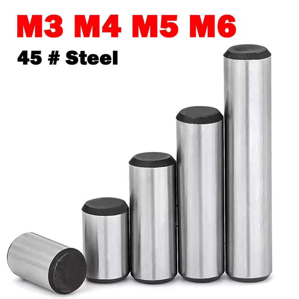 M3 M4 M5 M6 45 # เหล็กความแข็งแรงสูง Quench เหล็กแข็งทรงกระบอก Dowel Pins คงที่ Parallel Pin GB119