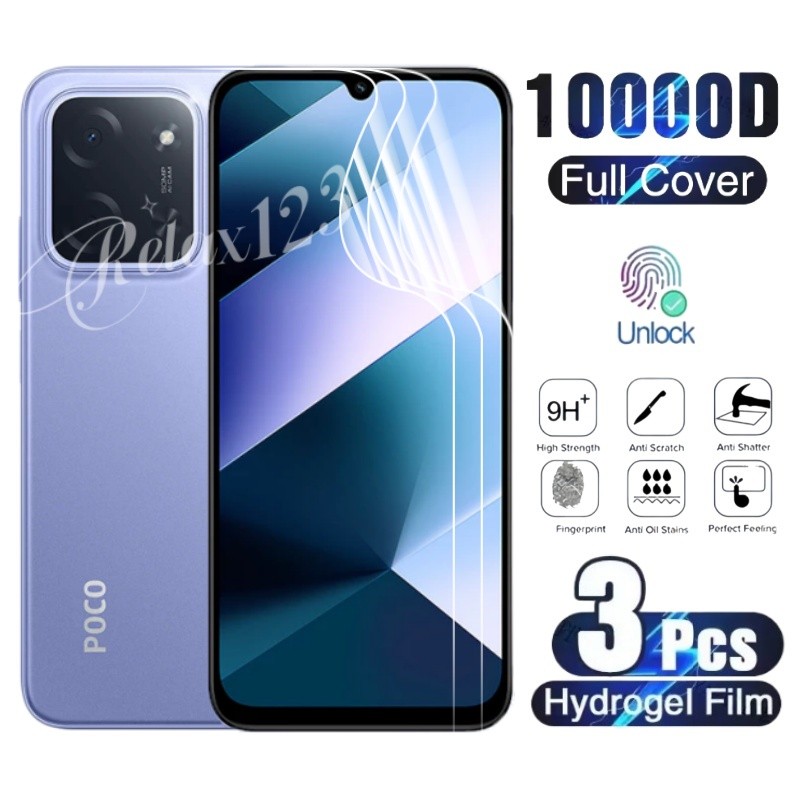 สําหรับ POCO C85 4G 2025 HD Hydrogel ฟิล์มป้องกันหน้าจอ 1/2/3 ชิ้นสําหรับ Xiaomi Poco C85 PocoC85 Po