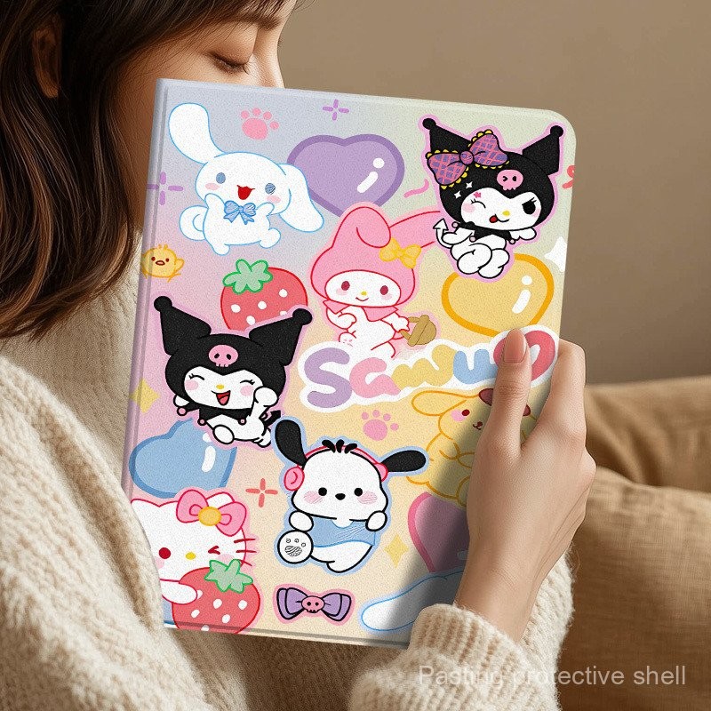 เหมาะสําหรับ Xiaomi Tablet 567 เคสป้องกัน OPPO รวมทุกอย่าง Sanrio
