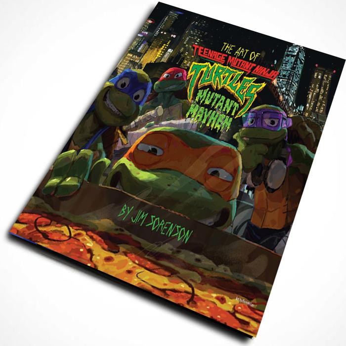 การ์ตูนศิลปะแห่ง TMNT Mutant Mayhem