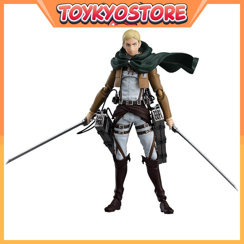 Figma Attack on Titan Erwin Smith Non-Scale ABS&PVC Painted Action Figure Reissue 200303 [Direct fro