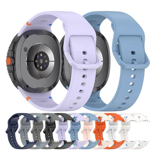 【สาย+เคส】สายนาฬิกาซิลิโคนสุดเจ๋ง Samsung Galaxy Watch 8 40mm 44mm รุ่นใหม่ล่าสุด ทนทาน