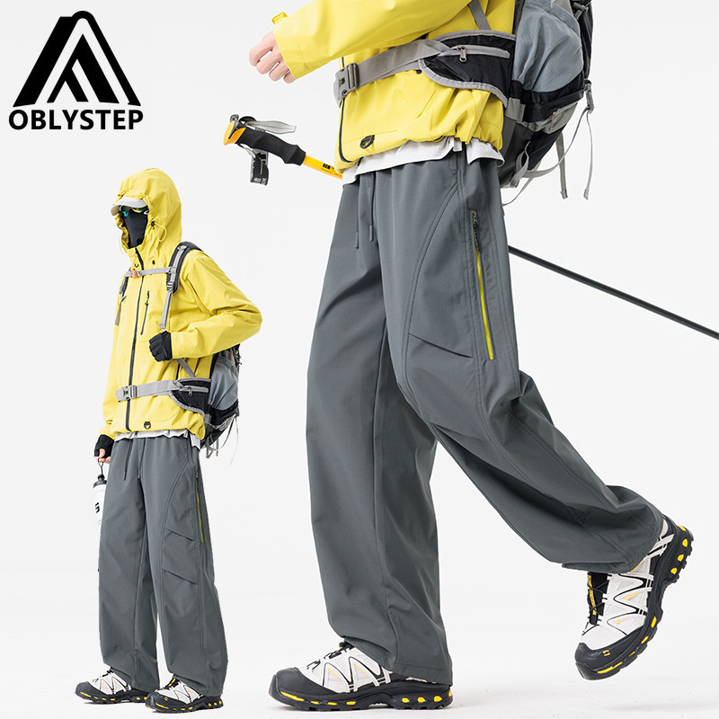 OBLYSTEP กางเกงกันน้ำชาย ผ้าแห้งเร็ว เหมาะสำหรับกิจกรรมกลางแจ้งทุกประเภท