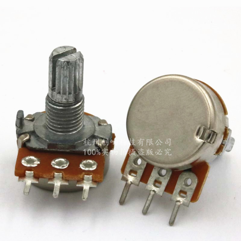 WH148 ไต้หวัน-Made Single Potentiometer B5K/B10K/B20K/B50K/B100K/C10K Dual Potentiometer