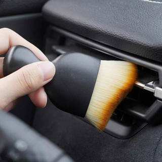 🔥นรถรายละเอียดแปรงชุดภายในทําความสะอาดแปรงสล็อตแปรงรถกรูมมิ่…