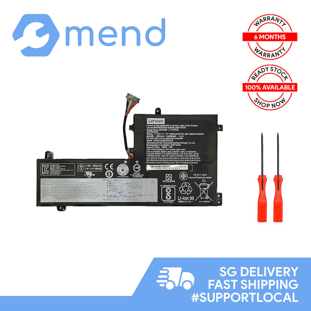 แบตเตอรี่ Lenovo Legion Y530 Y730 Y7000 L17L3PG1 L17M3PG2 L17M3PG3 L17C3PG2