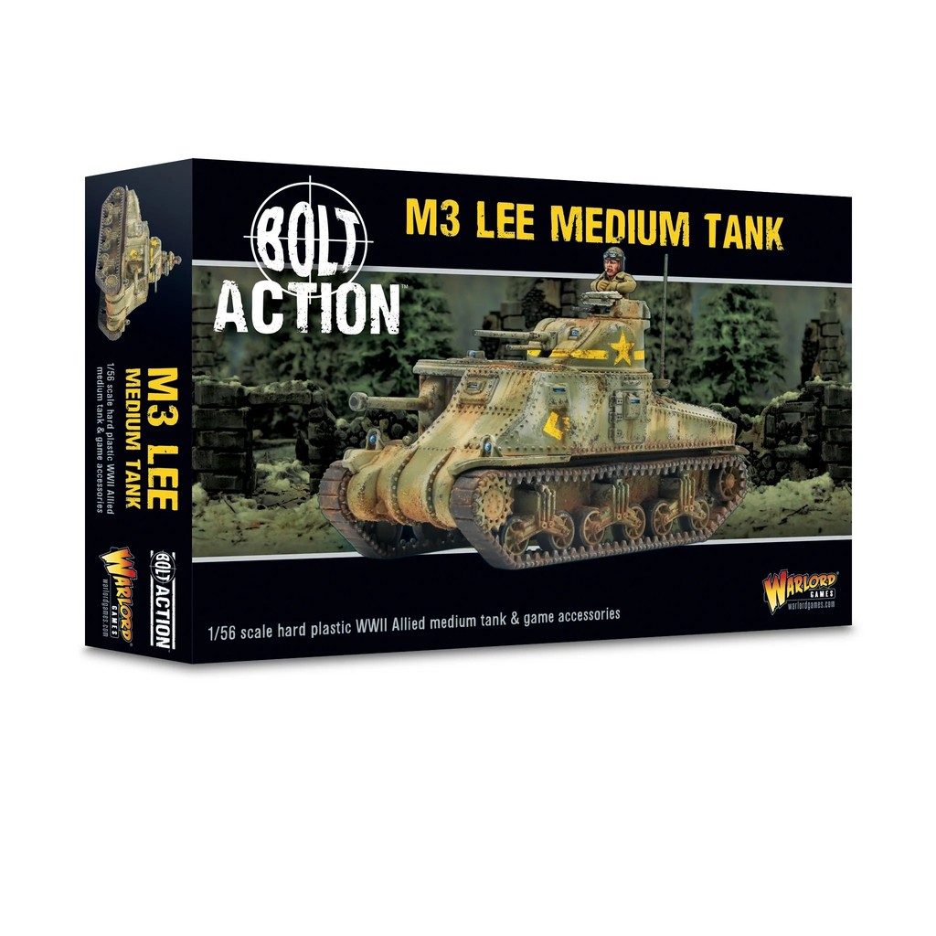 (WARLORD GAMES) US M3 Lee Medium Tank โมเดลทหารเกมจำลองการรบ