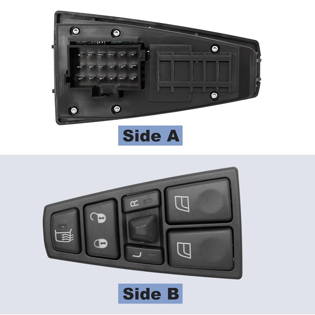 การเปลี่ยนสวิตช์หน้าต่างพลังงานหลักสําหรับรถบรรทุก Volvo FH12 FH13 FM VN VNL, เปลี่ยน 20752918 21543