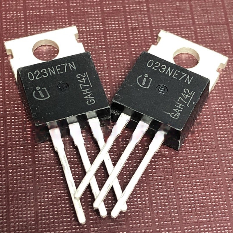 ((1 ชิ้น) ชิ้นส่วนอิเล็กทรอนิกส์ IPP023NE7N3G 023NE7N คลังสินค้าพร้อม TO-220 75V120A MOS Field Effec