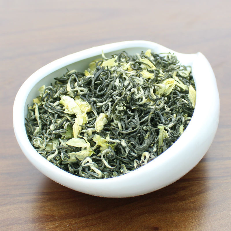 2025 ชาใหม่ Mengdingshan เตาเผาที่มีชื่อเสียง Piaoxue ชามะลิกลิ่นหอมที่แข็งแกร่งประเภท Bitan Alpine 