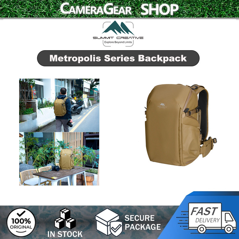 Summit Creative Metropolis Series 16L/22L/26L กระเป๋าเป้สะพายหลังสําหรับเลนส์กล้อง DSLR โดรน