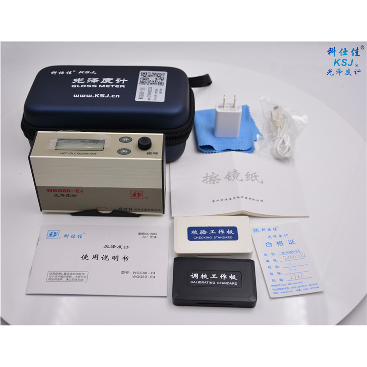 Keshijia หมึกสีกระเบื้องหินเครื่องวัดความมันวาวโลหะ Photometer WGG60-E4/Y4/ES4/EJ