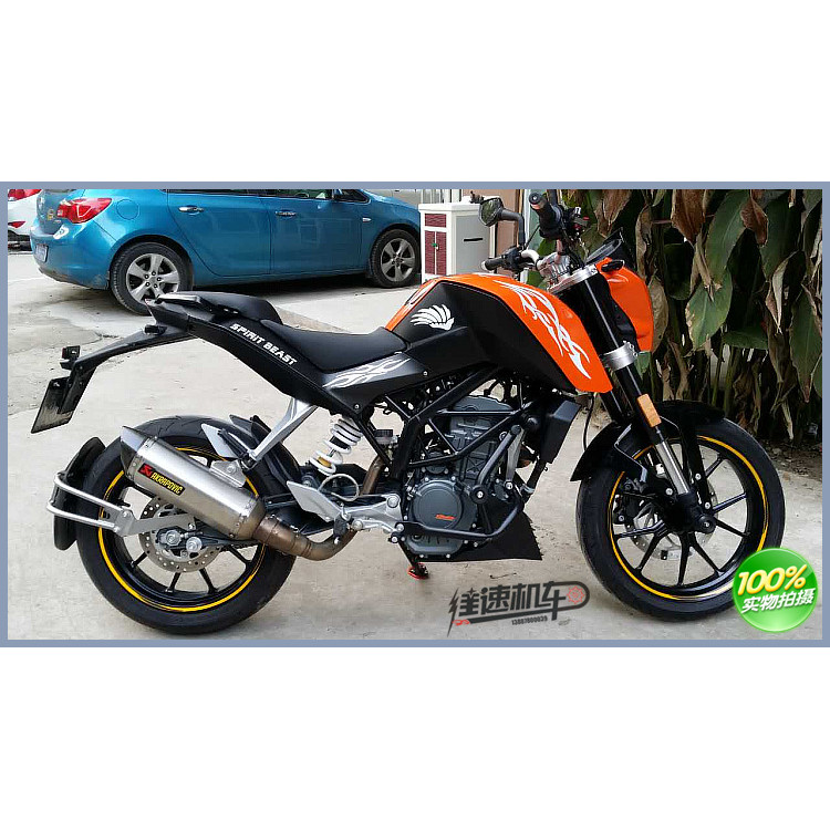 KTM200 บังโคลนหลัง KTM390 บังโคลนหลัง 200 DUKE 390DUKE บังโคลนหลังดัดแปลงโล่ด้านหลัง