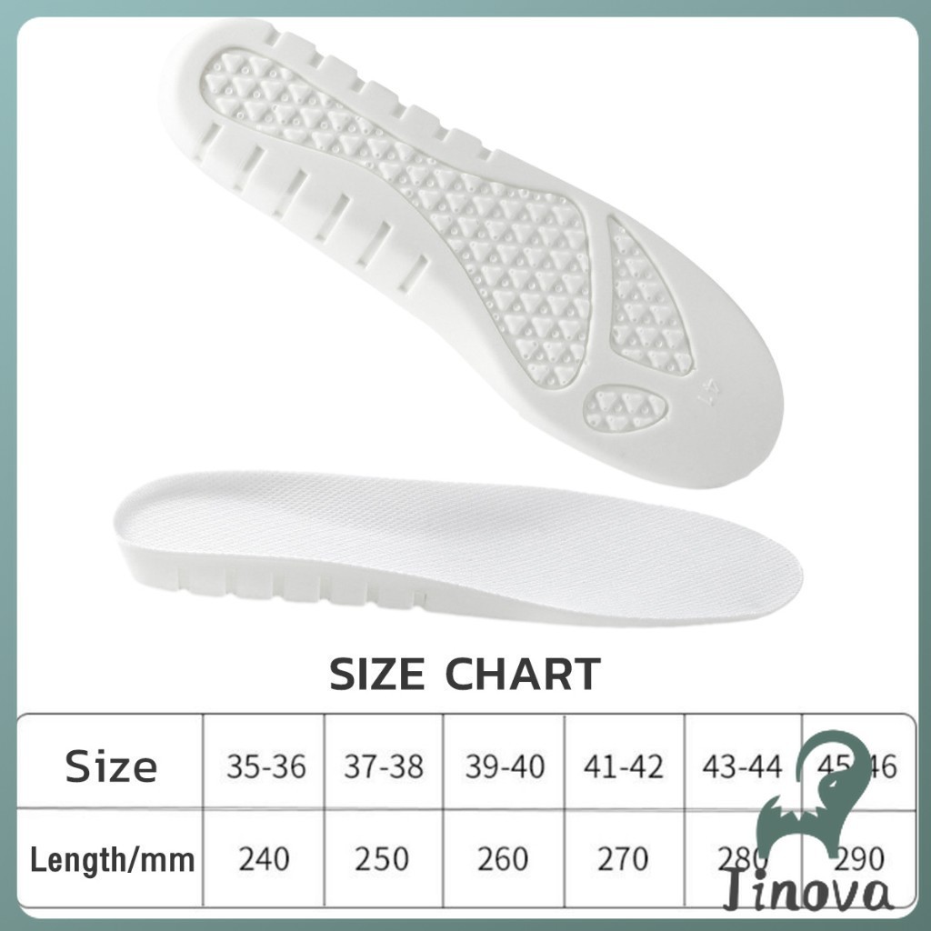 Jnv แผ่นรองพื้นรองเท้า แผ่นรองเท้าเพื่อสุขภาพ ซัพพอร์ตดีเยี่ยม นุ่ม shoes insole - รูปที่ 6