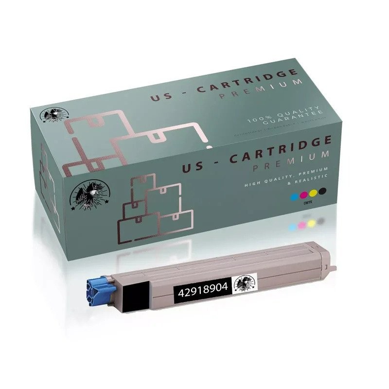 1พีเค 42918904 ตลับหมึกสีดําที่รองรับ Okidata C9600HDN C9600HN C9800HDN