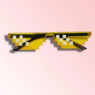 แว่นตากันแดด Mosaic Glassesคอสเพลย์อะนิเมชั่น โมเสค พิกเซล แว่นกันแดด thug life glasses