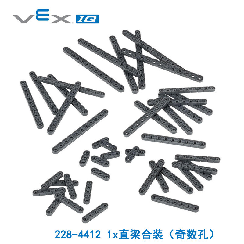 VEX IQ Robot 1x Straight Beam Assembly (Strange Holes) 228-4412 สินค้าใหม่ของแท้ของแท้พร้อมสต็อก