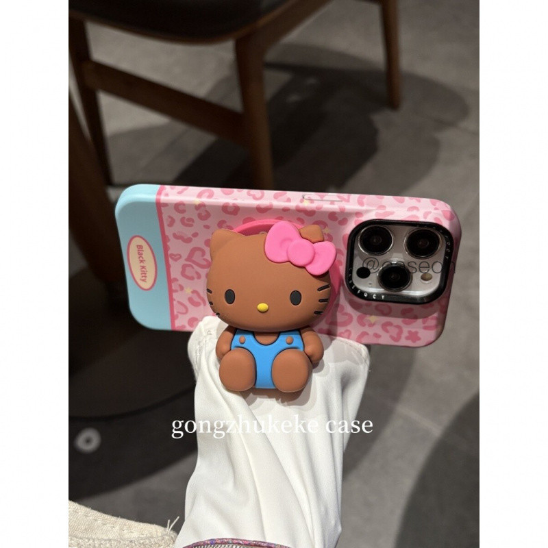 for 17promax 3D ขาตั้งแม่เหล็กการ์ตูนแฟชั่นน่ารักเคสโทรศัพท์สําหรับ IPhone 17 16 Pro Max 14pro 16pro 15pro 16promax ฝาครอบป้องกัน Hard Glitter Simple Clear