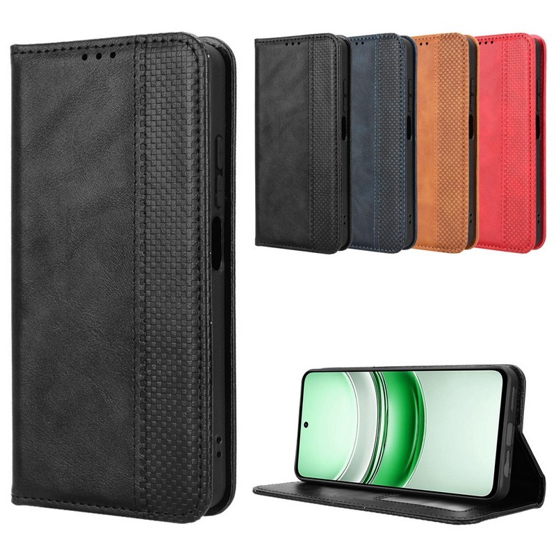 สําหรับ OPPO Realme C71 กรณี RMX5303 หรูหรา PU หนังกระเป๋าสตางค์แม่เหล็กดูดซับสําหรับ Realme C71 C 7