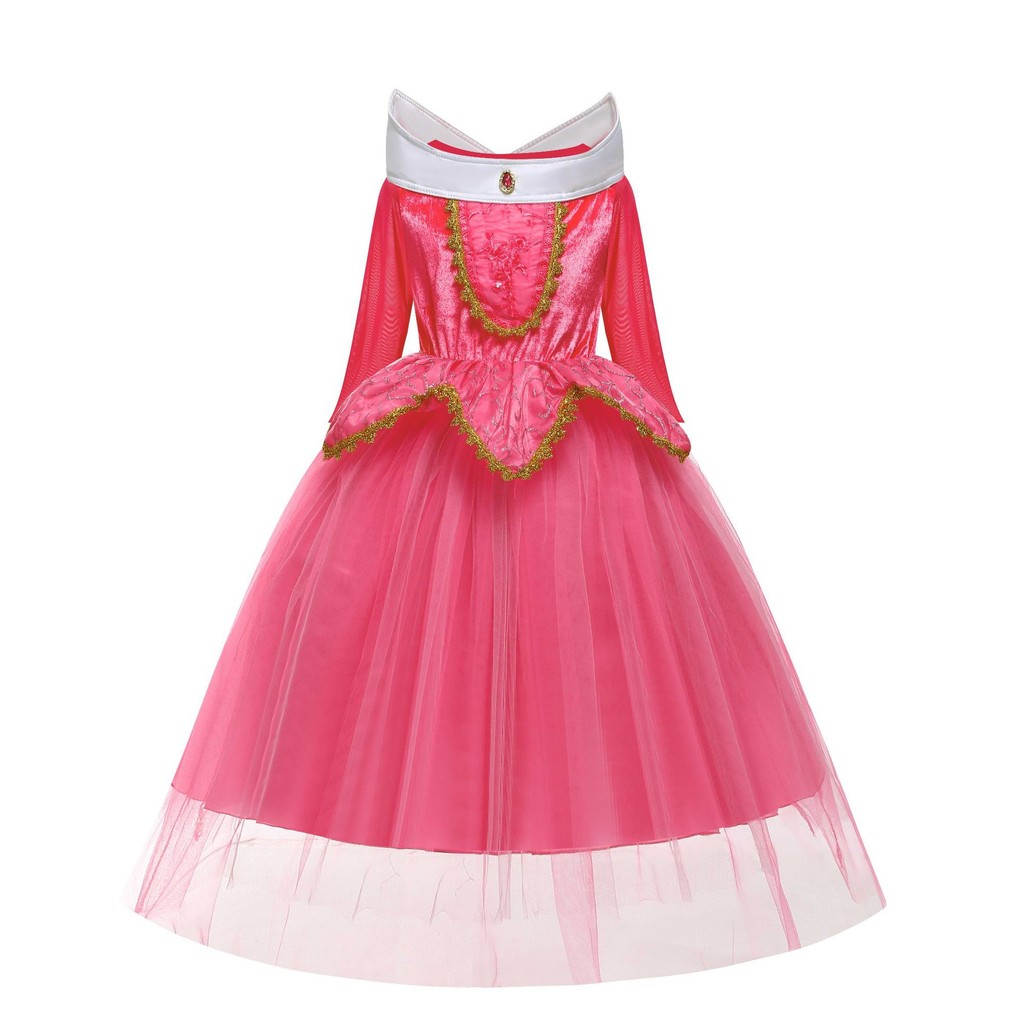 9.16 ตาข่ายแขนยาว กระโปรงชั้นใน สาวนอนความงามเจ้าหญิงเอลโล่ชุดเด็ก