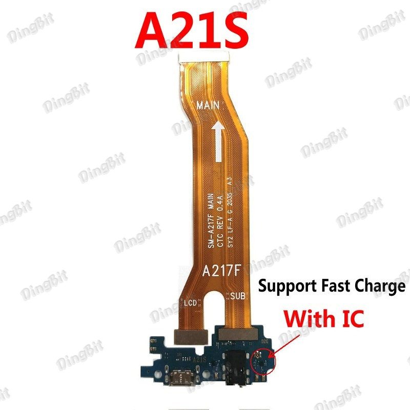 สําหรับ Samsung A21S A217F แท่นชาร์จ USB