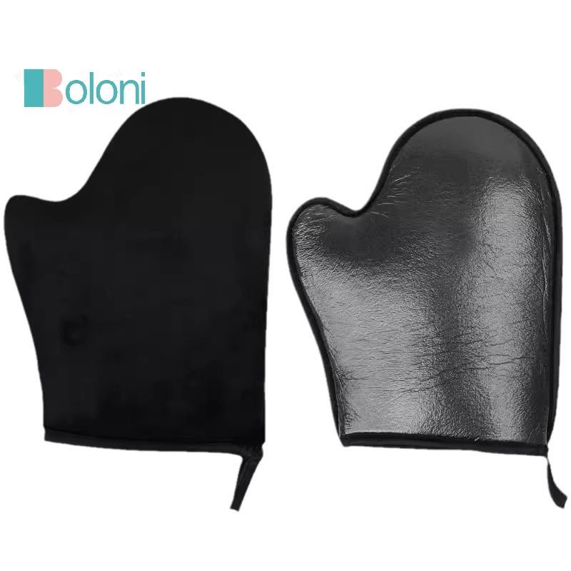 [Boloni] Body Lotion Glove Self-Tning Mitt สองด้านป้องกันมือ Applicator Quick Dry Flocking ถุงมือแต่งหน้า Applicator ใหม่ - รูปที่ 6
