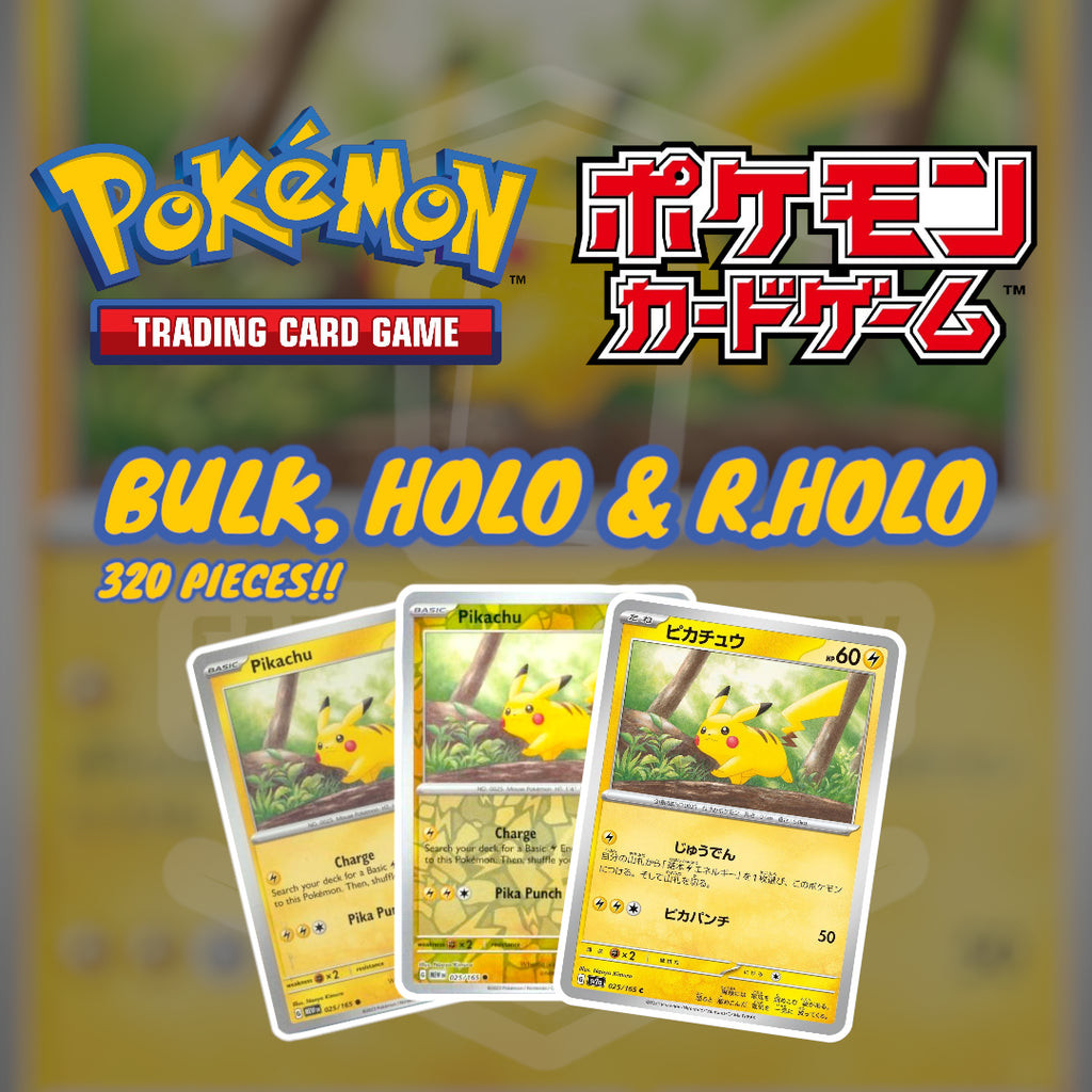 Pokemon Bulk English and Japanese Pokemon Singles Bulk