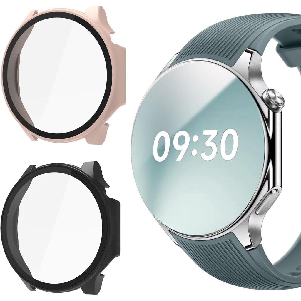 เข้ากันได้กับเคส OnePlus Watch 2, เคสพีซีแบบแข็งพร้อมตัวป้องกันหน้าจอสําหรับสมาร์ทวอทช์ OnePlus Watc