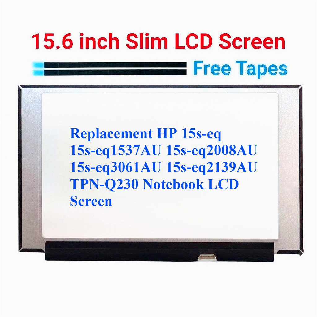 เปลี่ยน HP 15S-eq 15s-eq1537AU 15s-eq2008AU 15s-eq3061AU 15s-eq2139AU TPN-Q230 โน้ตบุ๊คหน้าจอ LCD