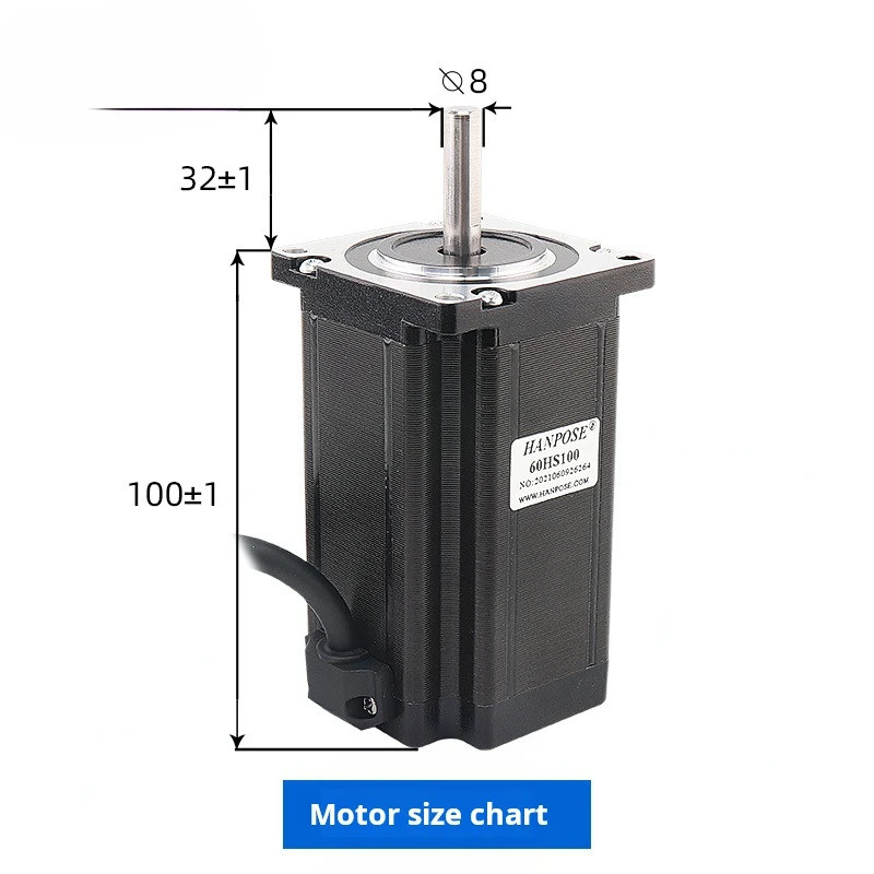 60 Series Stepper Motor 60HS56 60HS76 60HS85 60HS100 อุปกรณ์เสริมเครื่องพิมพ์ Nema 24 Stepper Motor 